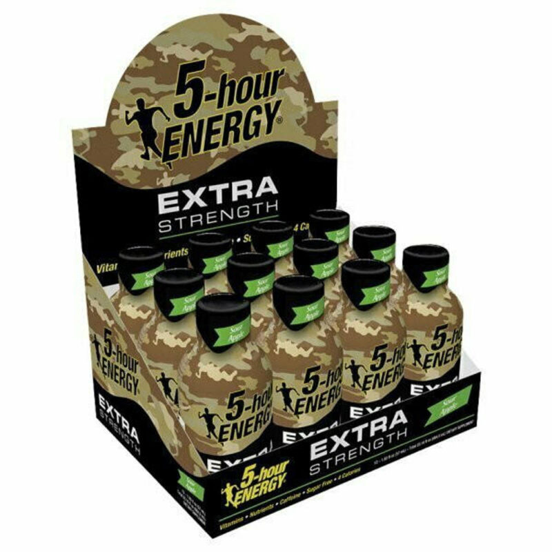 5-Hour Extra Energy Shot Display