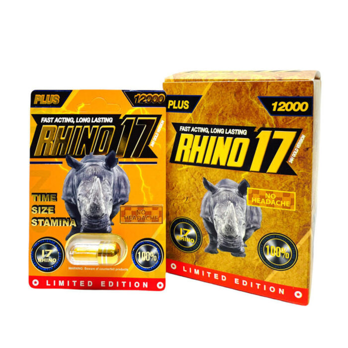 RHINO 17 PLUS 1200K MALE ENHANCEMENT PILL