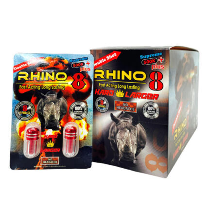 RHINO 8 SUPREME 500K PLUS MALE ENHANCEMENT PILL