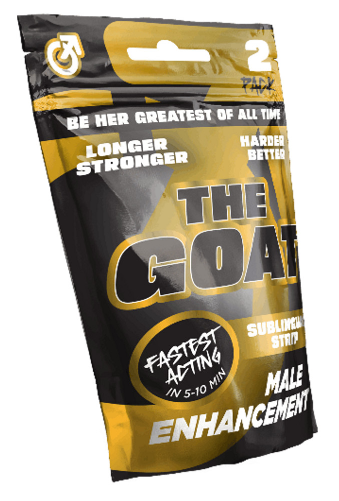 THE GOAT SUBLINGUAL MALE ENHANCEMENT STRIPS 2CT