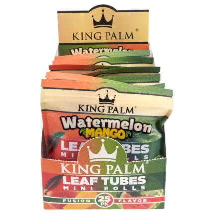 KING PALM 25PK MINI FLAVOR LEAF ROLLS