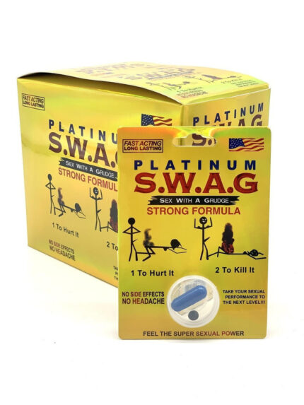 S.W.A.G. PLATINUM MALE ENHANCEMENT PILL - DISPLAY - 24CT