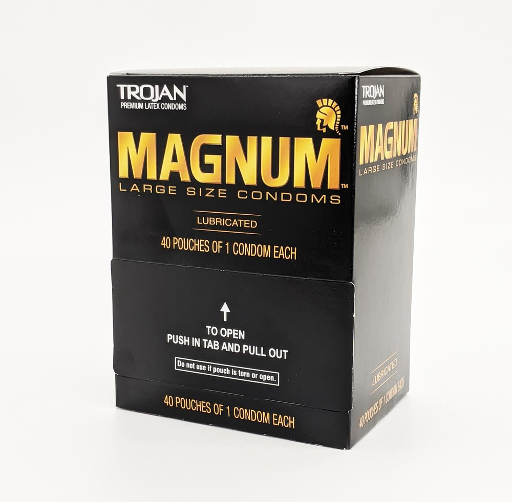 Trojan Magnum Condoms Display 40ct Sex Boosters