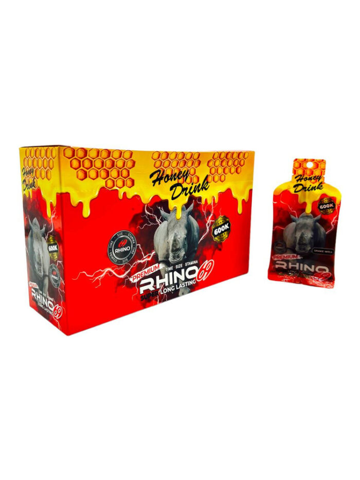 Rhino Premium 600k Sexual Enhancement Honey Drink