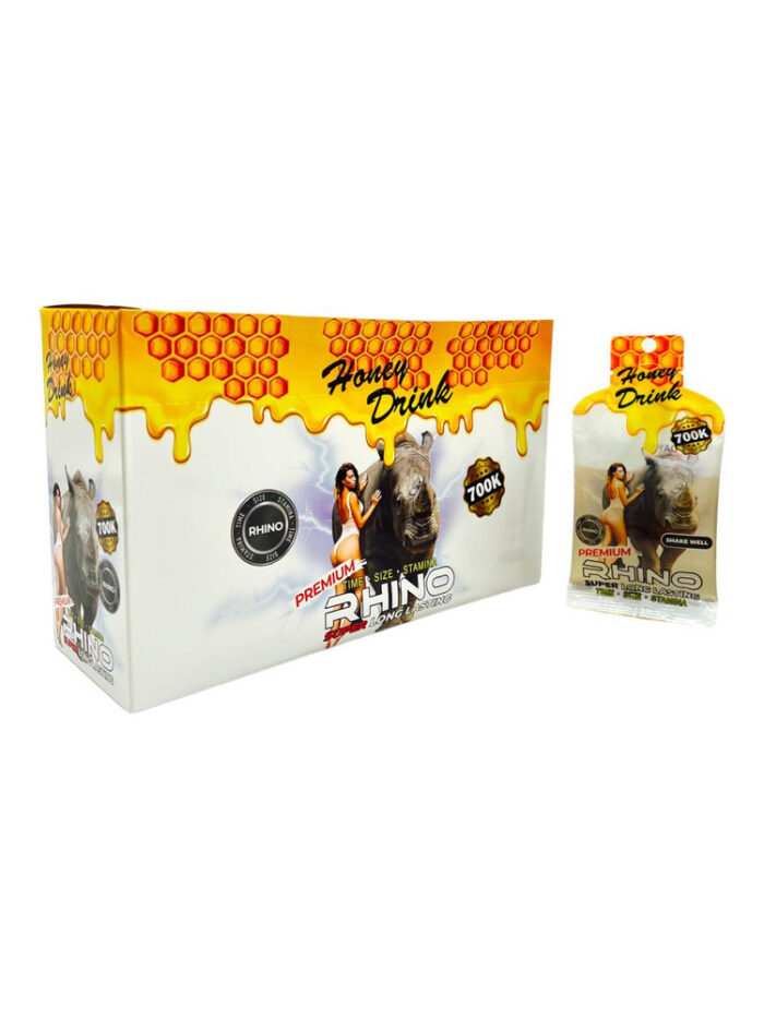 Rhino Premium 700k Sexual Enhancement Honey Drink Mix Color - 24ct Display