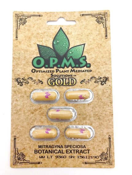 Wholesale OPMS Gold Kratom Capsules