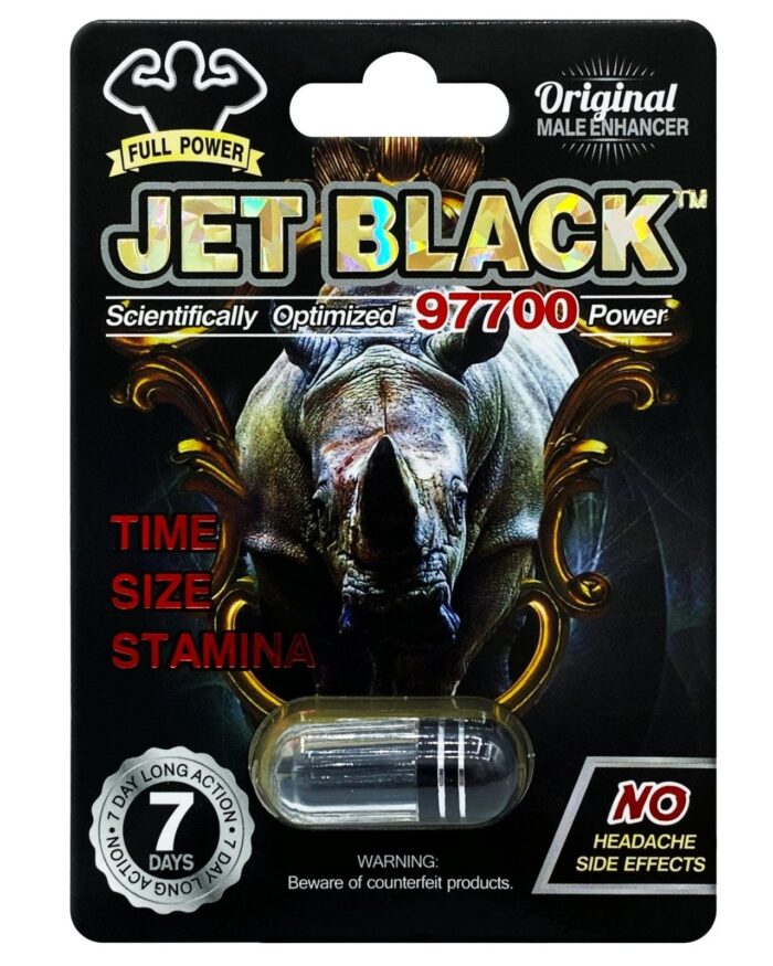 RHINO JET BLACK 97700 POWER WHOLESALE - Exclusive Male Enhancement